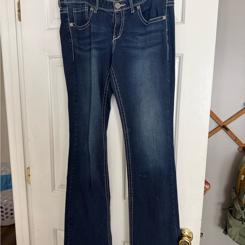 Maurices Dark Blue Flare Jeans